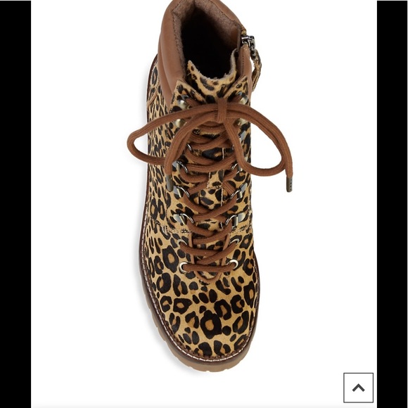 NIB Sam Edelman leopard combat boots - Picture 5 of 9